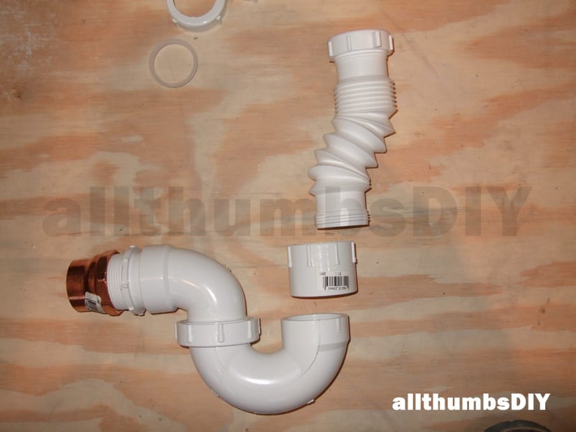How To Make Your Own P Trap Drain Pipe From Pvc Fittings