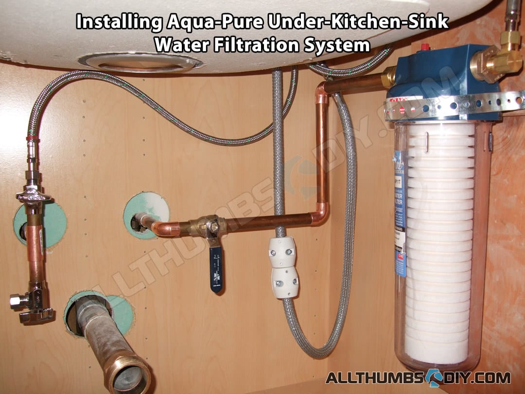 How I Installed High Flow Under Sink Water Filter Filtration