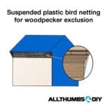 allthumbsdiy-woodpecker-part-3-how-to-stop-woodpecker-from-damaging-my-house-netting-fl