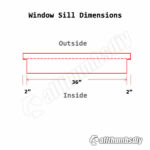 DIY - How to Make Your Own Window Sills - AllThumbsDIY.com