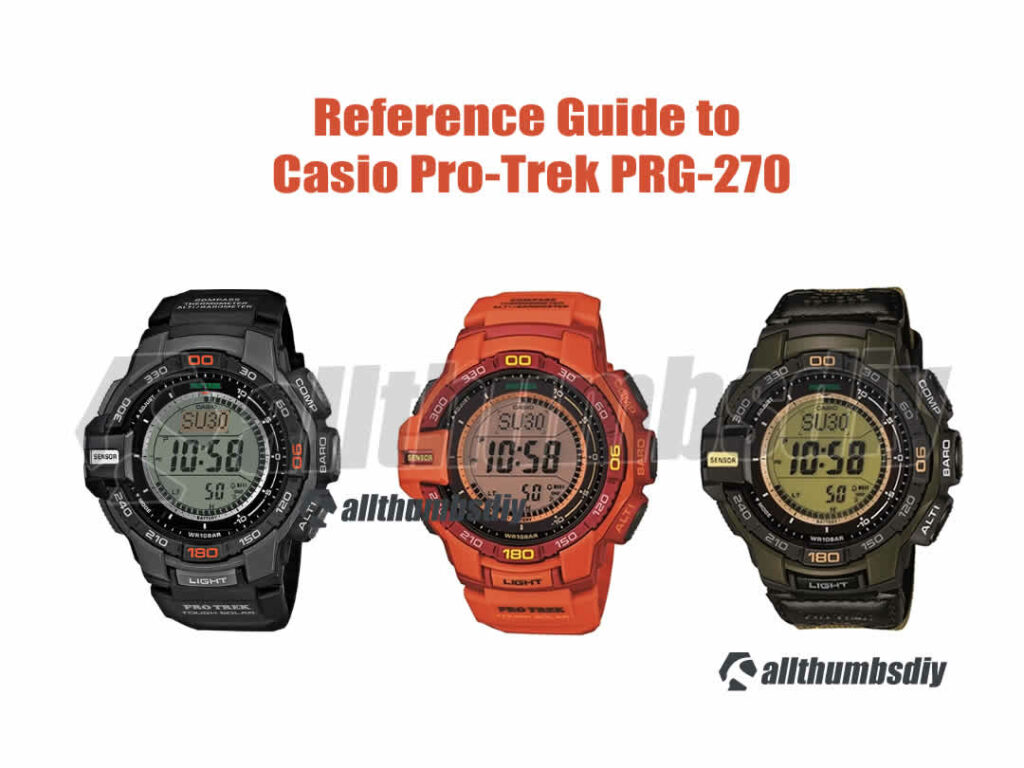 casio pro trek anleitung